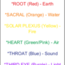 Chakra Puffy Hearts - Medium 1.5" (40 x 45mm)