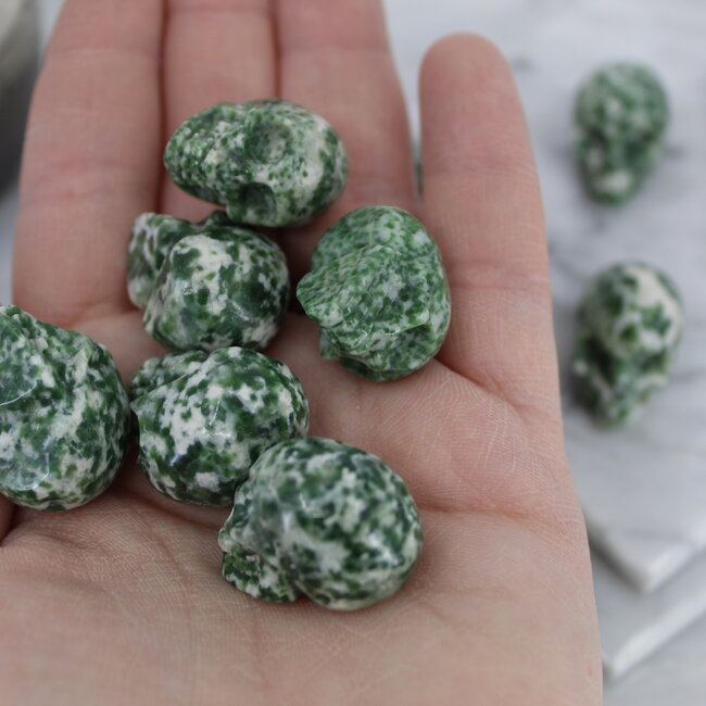 Tree Agate Skull- Mini