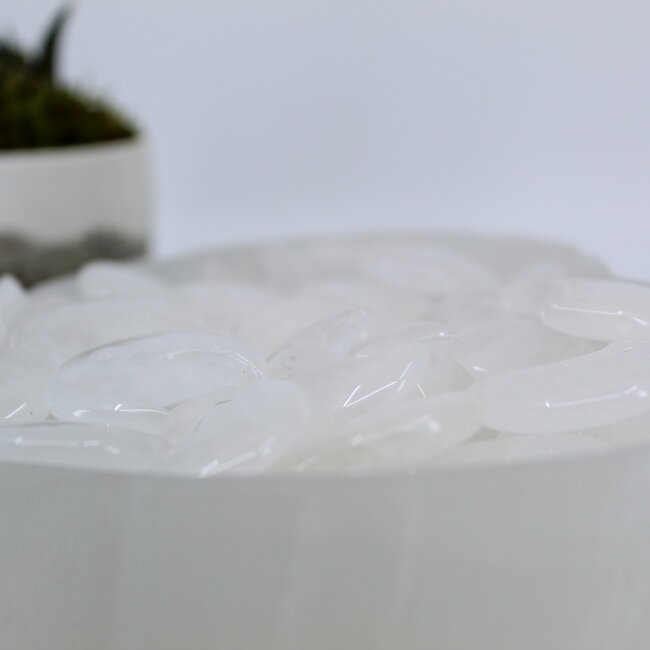 Clear Quartz Crescent Moon - Medium