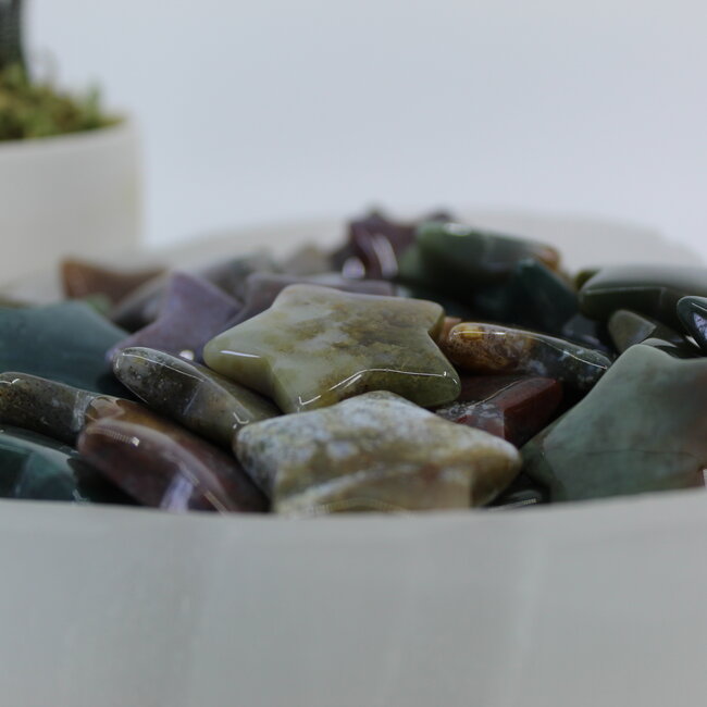 Ocean (Sea Sediment) Jasper Stars - Medium