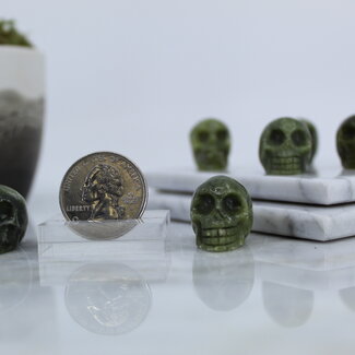 Jade Nephrite Skull- Mini