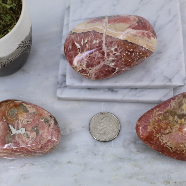 Rhodochrosite Free Form Tumbled- Medium