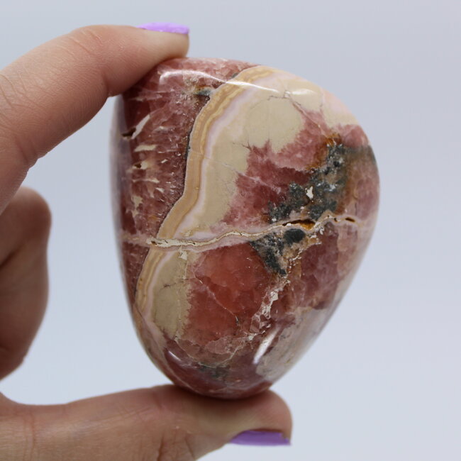 Rhodochrosite Free Form Tumbled- Medium