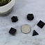 Black Obsidian Platonic Sacred Geometry Set of 5