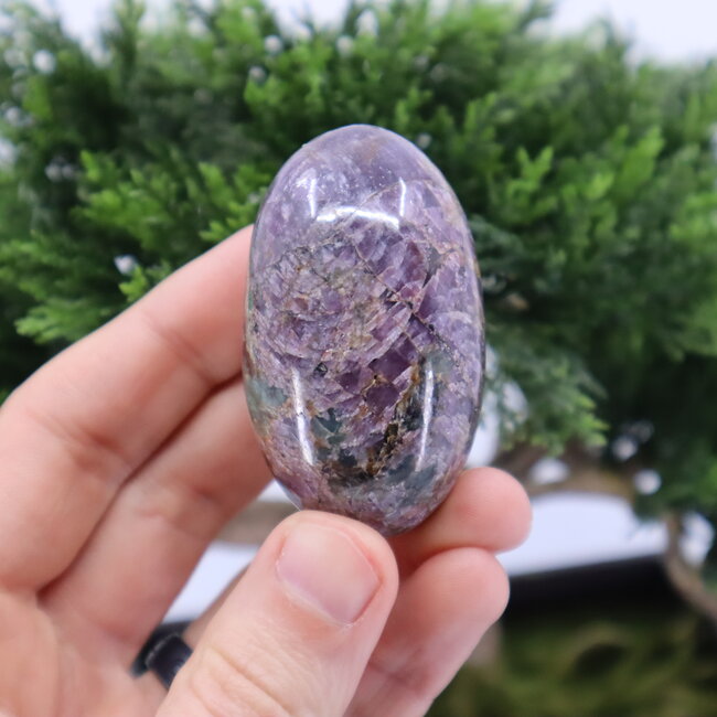 Red Ruby Eggs - Small 1" with Acrylic Sphere Stand