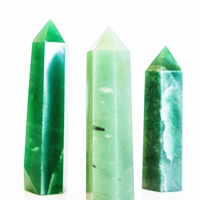 Green Aventurine Tower Point -Medium (3-4")