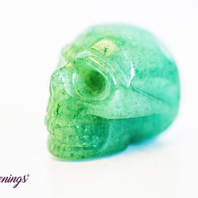 Green Aventurine Skulls - Mini Carving