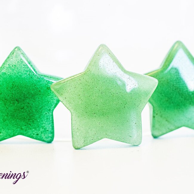 Green Aventurine Stars - Medium