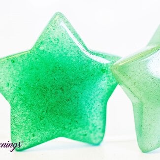 Green Aventurine Stars - Medium