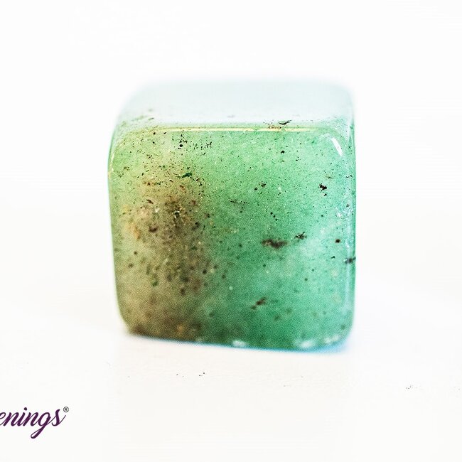 Green Aventurine Cubes 1"