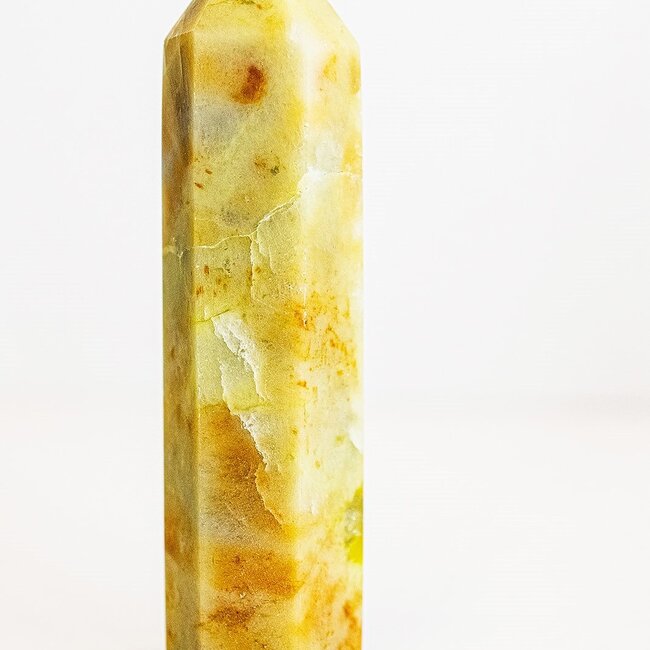 Lemon Yellow Jade Towers Point Generators - Medium (2-4")