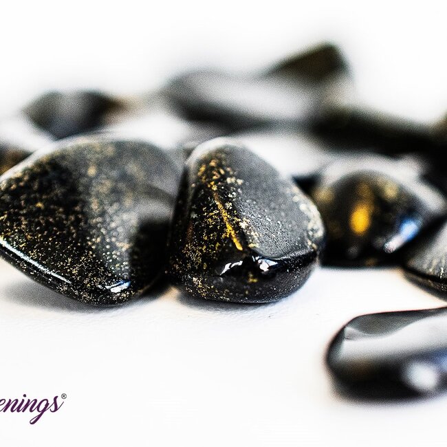 Midnight Lemurian (Lumerian) Jade - Tumbled Small