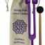 Crown Chakra Tuning Fork with Mallet 963hz Frequency Reiki Individual Pouch - Aluminum Frequency Hz