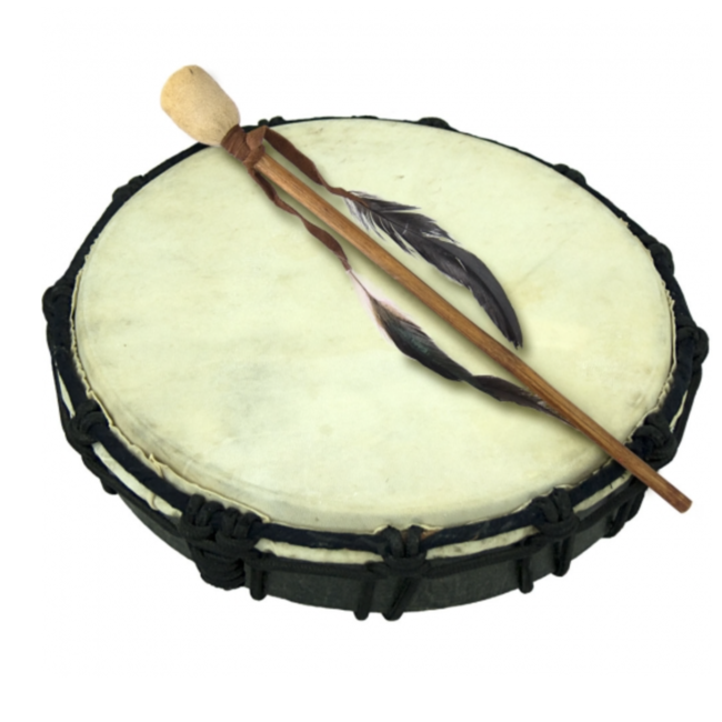 Ceremonial Drum - 11" Stricker