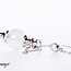 Clear (Crystal) Quartz Pendulums - Round Sephoroton Dowsing Divination Silver Chain-Gemstone Crystal