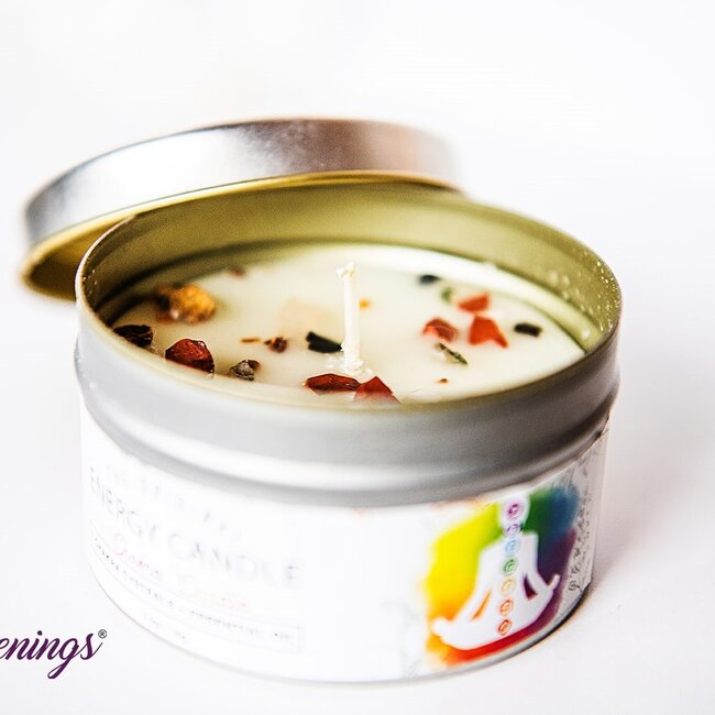 7 Seven Chakra Energy Smudge Candle - 3.5oz Tin Essential Oil