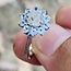 Phenakite (Phenacite) with White Topaz Rings - Size 5.5 Prong Claw Set Flower - Sterling Silver