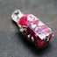 Bixbite (Red Beryl) Pendant - Sterling Silver