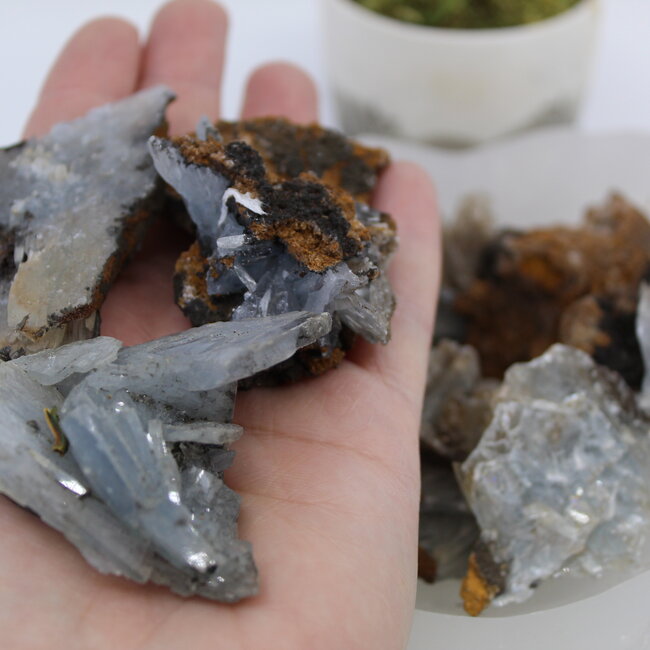 Blue Barite Medium Natural Rough Raw