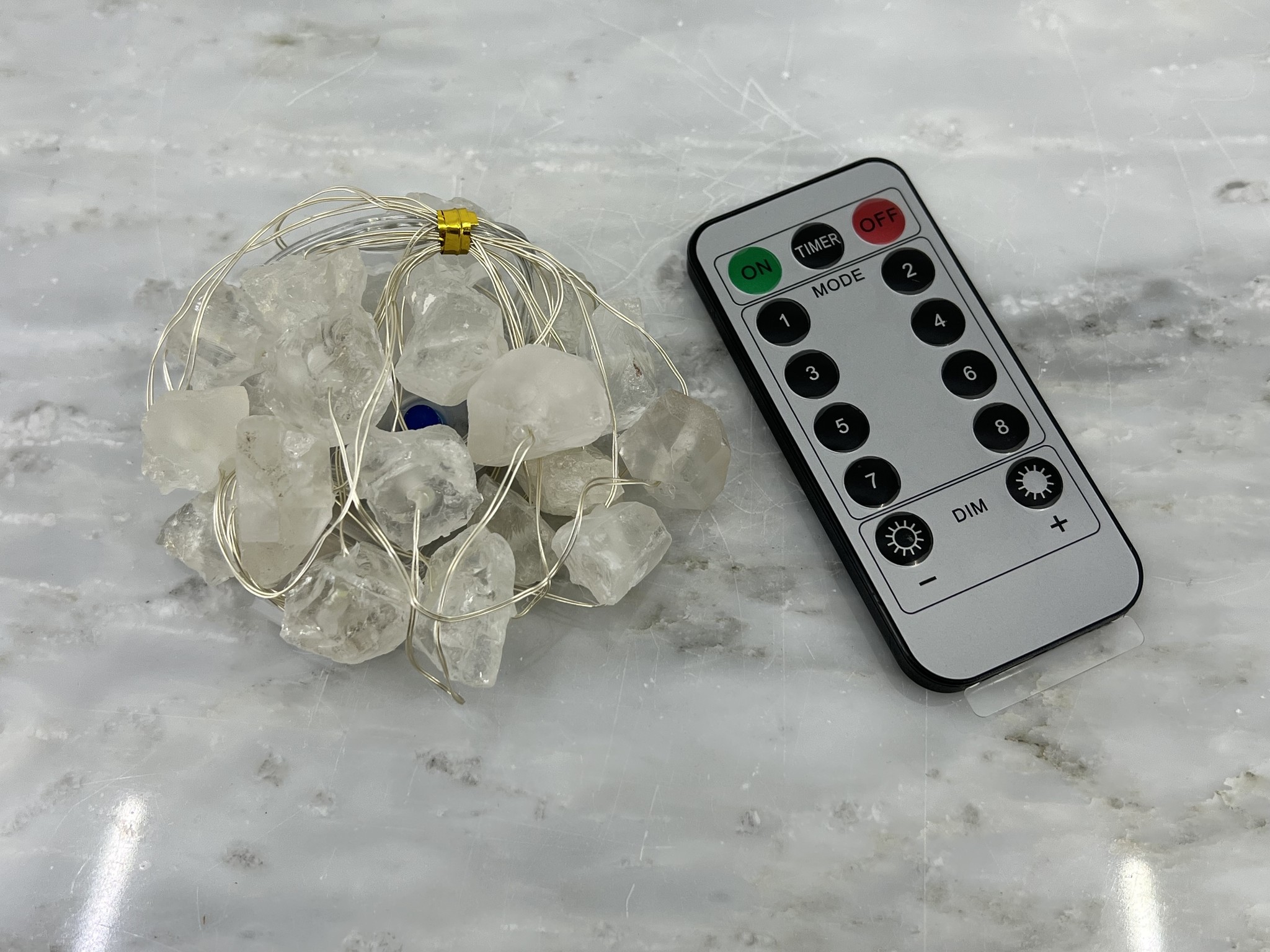 Clear Quartz LED String Lights/Fairy Lights-6.5 Feet - Awakenings