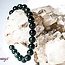 Dark Nephrite Green Jade Bracelets - 8mm