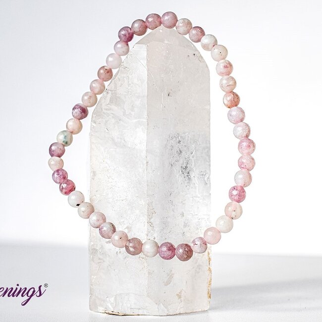 Ruby Jade Bracelets - 4mm Mini