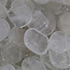 Clear (Crystal) Quartz Flat Stone - Mini Oval (1") Slice Slab