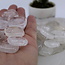 Clear (Crystal) Quartz Flat Stone - Mini Oval (1") Slice Slab