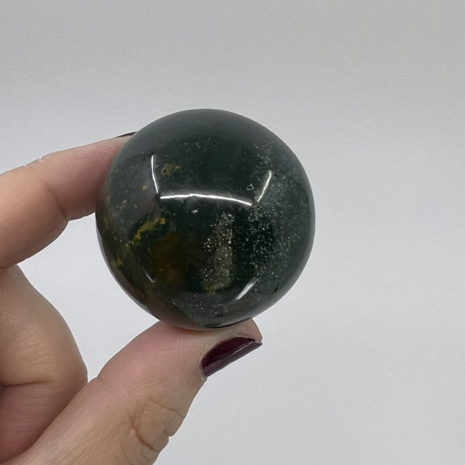 Bloodstone/Heliotrope Sphere Orb - 40mm