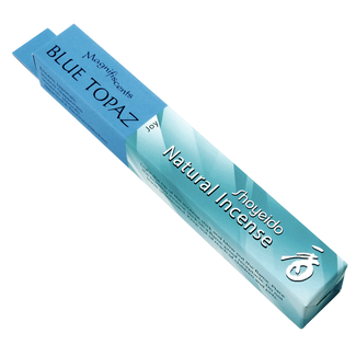 Natural Incense Blue Topaz (Joy) Clove Vanilla Green Tea-30 Sticks/9g-Shoyeido