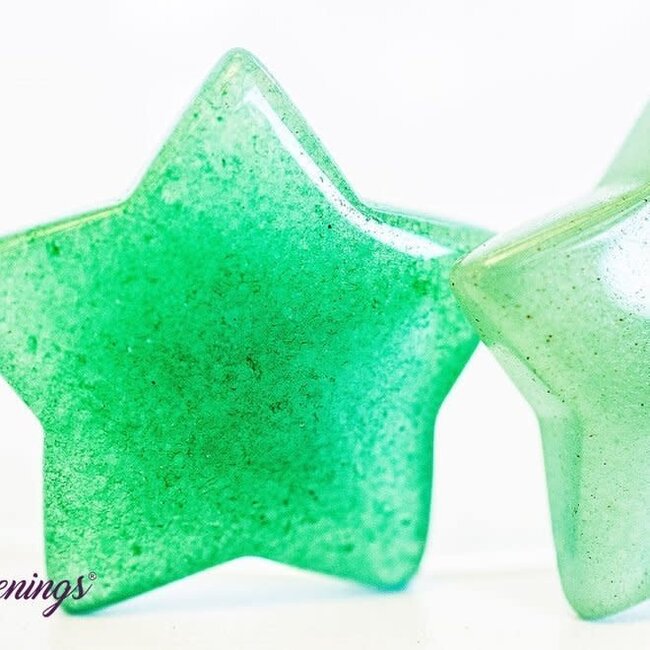 Green Aventurine Stars - Medium
