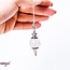 Clear (Crystal) Quartz Pendulums - Round Sephoroton Dowsing Divination Silver Chain-Gemstone Crystal