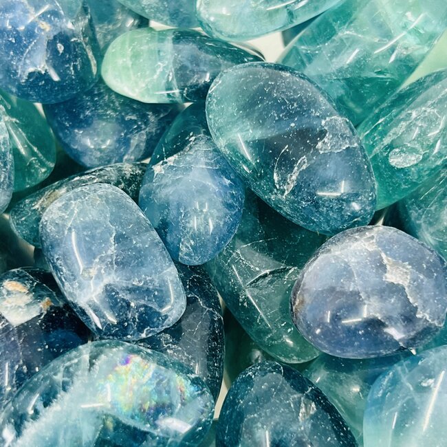 Blue Fluorite - Tumbled
