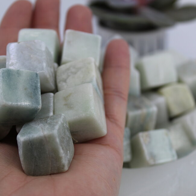 Aquamarine Cubes 1"