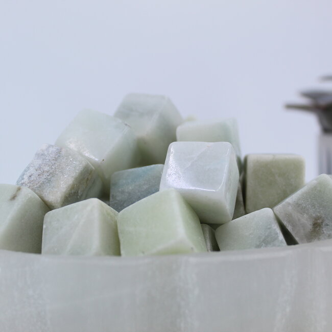 Aquamarine Cubes 1"