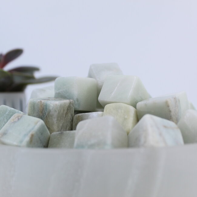Aquamarine Cubes 1"