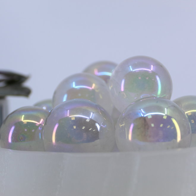 Aura Angel Quartz Sphere Orb- (35-40mm)