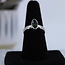 Chrome Diopside Ring-Size 8 Marquise Faceted Sterling Silver