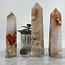 Flower (Cherry Blossom) Agate & Carnelian Tower Point Generator - XL Extra Large (5-6")