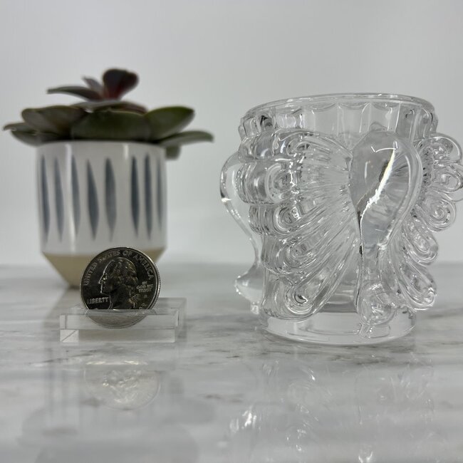 Glass Cup Sphere Stand- 2.5"