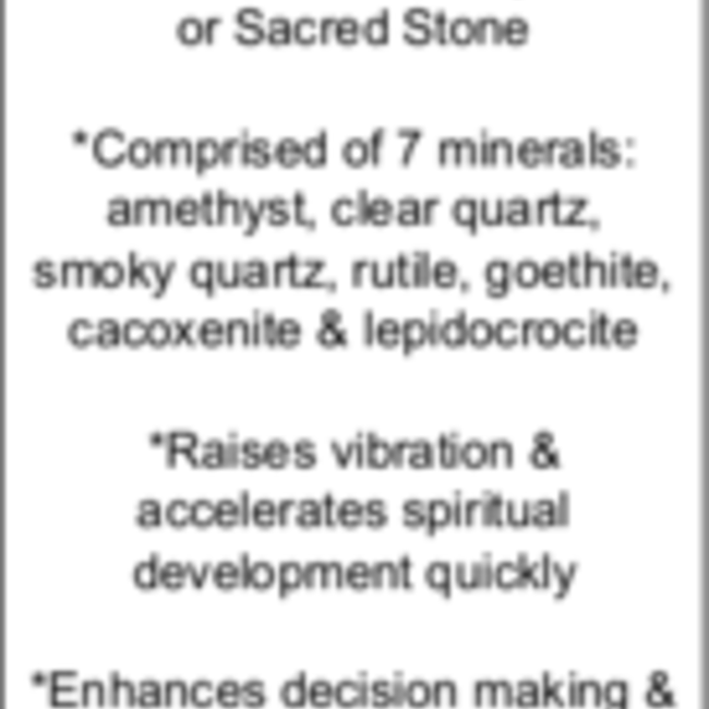 Super Seven 7 (Sacred Melody Stone) - Tumbled Large Smooth