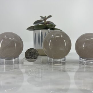Blue Rose Quartz Sphere Orb - 50mm