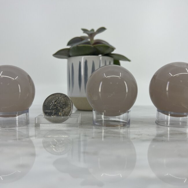 Blue Rose Quartz Sphere Orb - 45mm