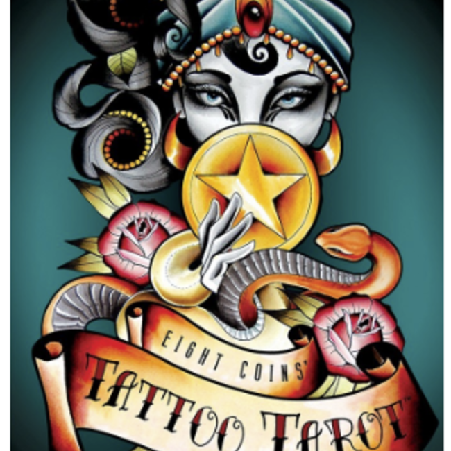Eight Coins Tattoo Tarot Cards Deck