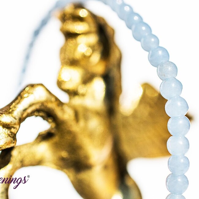 Angelite Bracelets - 4mm Mini