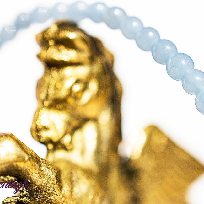 Angelite Bracelets - 4mm Mini