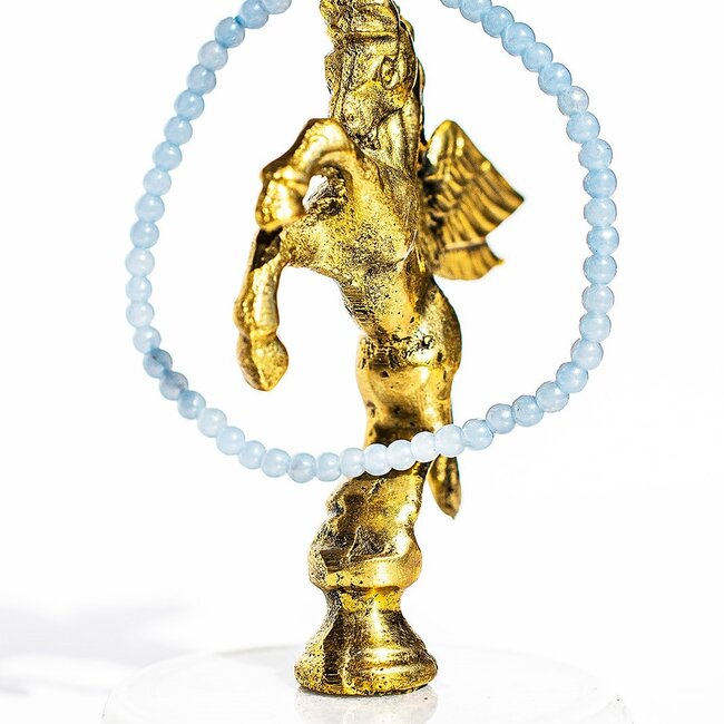 Angelite Bracelets - 4mm Mini