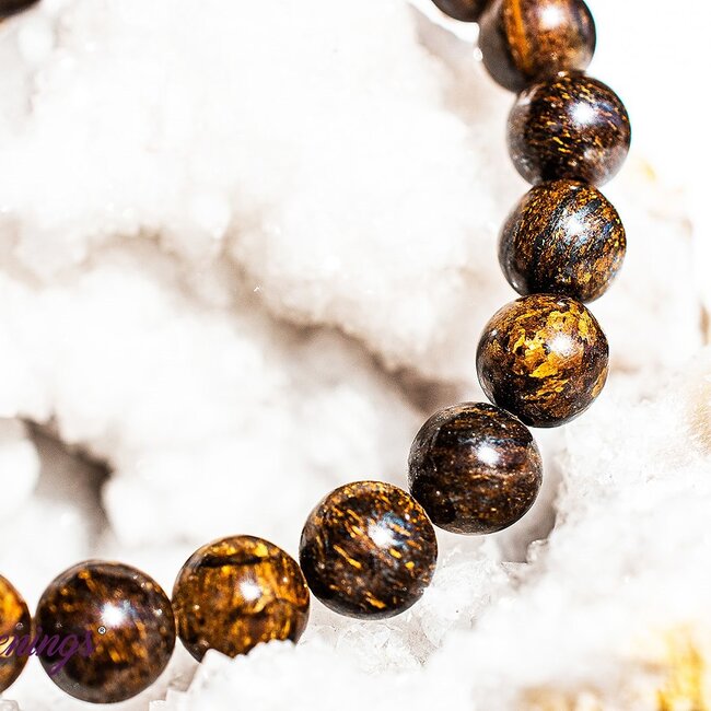 Bronzite (Enstatite Axinite) Bracelets - 8mm