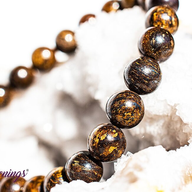 Bronzite (Enstatite Axinite) Bracelets - 8mm