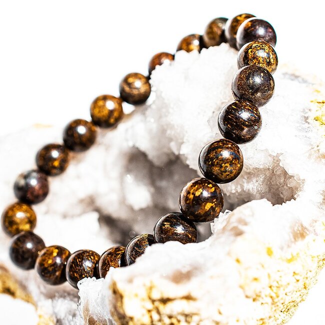 Bronzite (Enstatite Axinite) Bracelets - 8mm